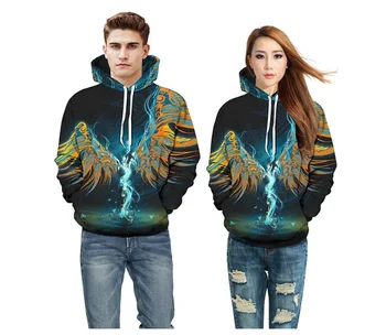 

Personalized creative digital print hooded baseball suit popular logo couple hooded hoodie dw- jackets custom Polyester pullver