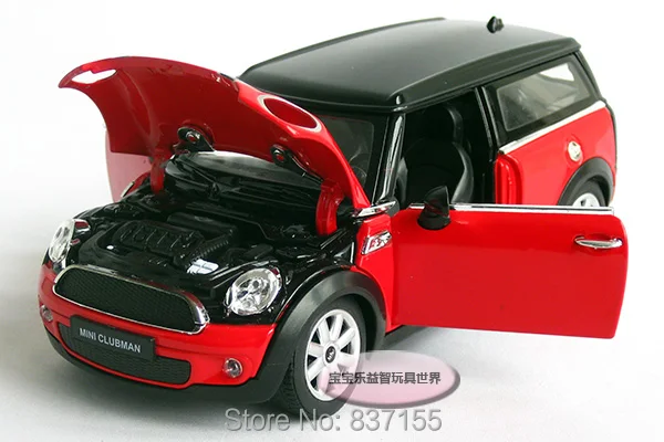 New 124 Mini Cooper Clubman Alloy Diecast Car Model Toy Collecion