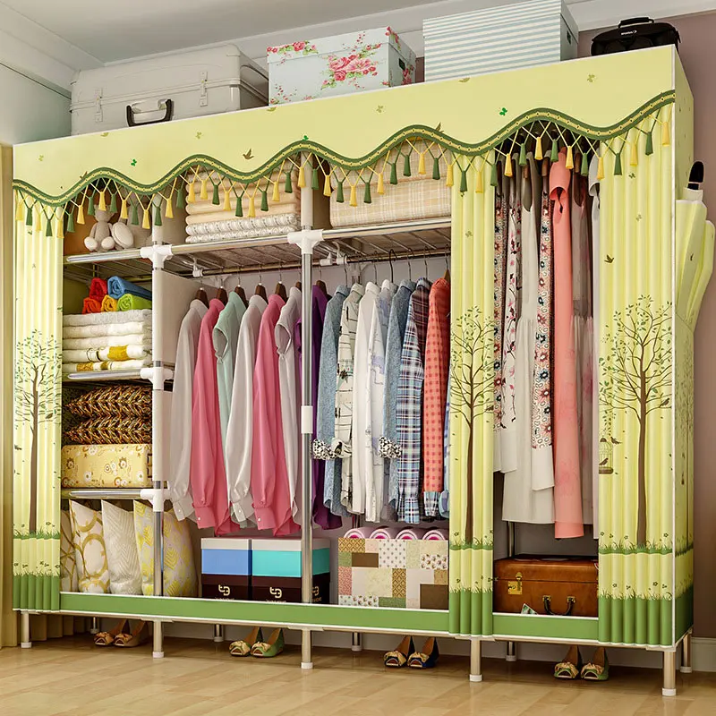 GIANTEX Cloth Wardrobe For clothes Fabric Folding Portable Closet Storage Cabinet Bedroom Home Furn - 33007817613