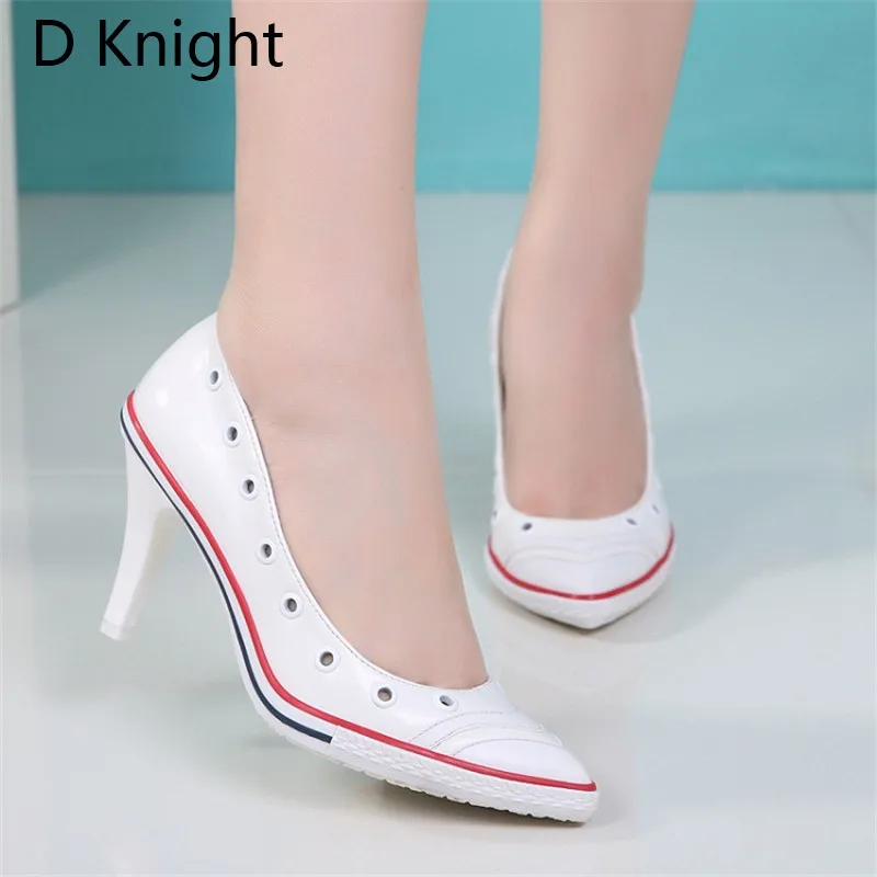 Sexy Pointed Toe Thin Heels Women Pumps New Fashion Shallow High Heeled Women Wedding Shoes Ladies Elegant Evening Party Shoes (11)