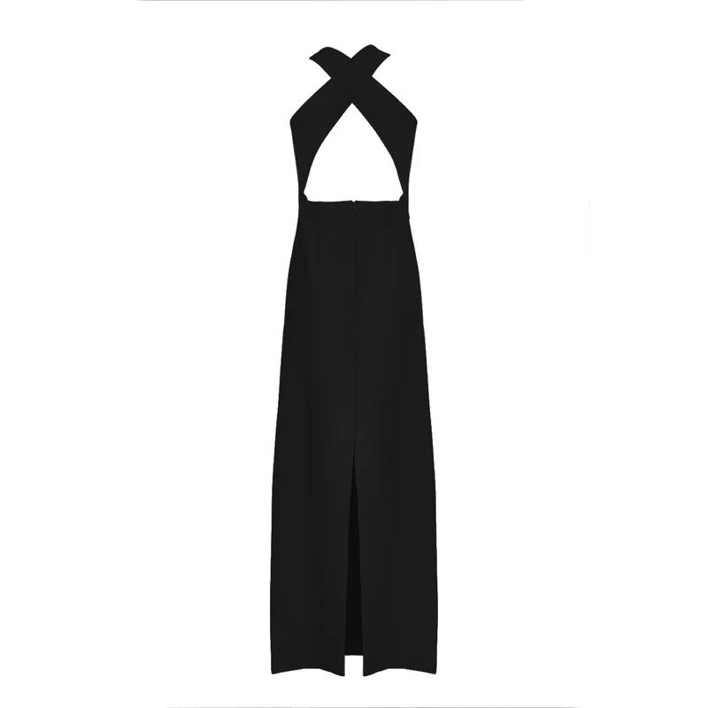 2017 New Arrival Black Bandage Dress Sexy Bodycon Dress Criss Cross ...