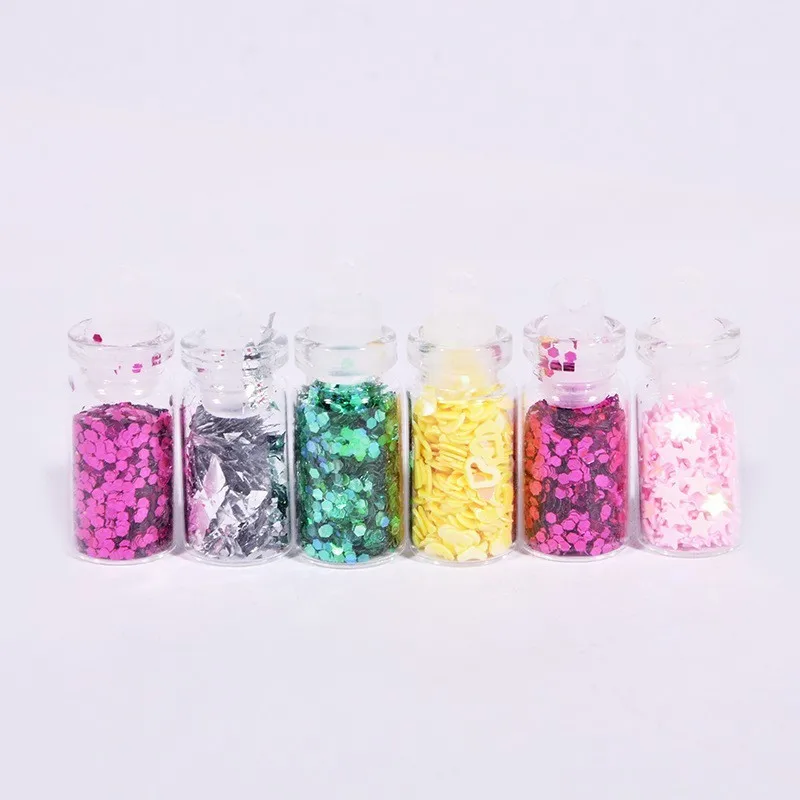 Clear Fluffy Slime Accessories Sequin Glitter Diy Lizun Toys Kids Art Nail  Sequins For Crafts Addition Charms Slime Decoration - Modeling Clay/slime -  AliExpress