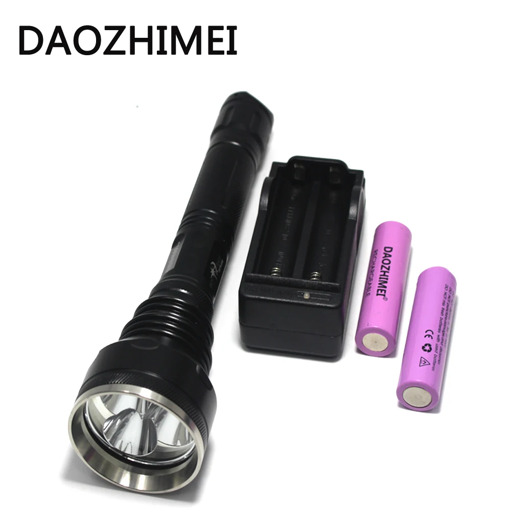 4000 Lumens SKY RAY 818 LED Flashlight 5 Mode 3x XM L T6 LED Torch Light Flash Light Hiking