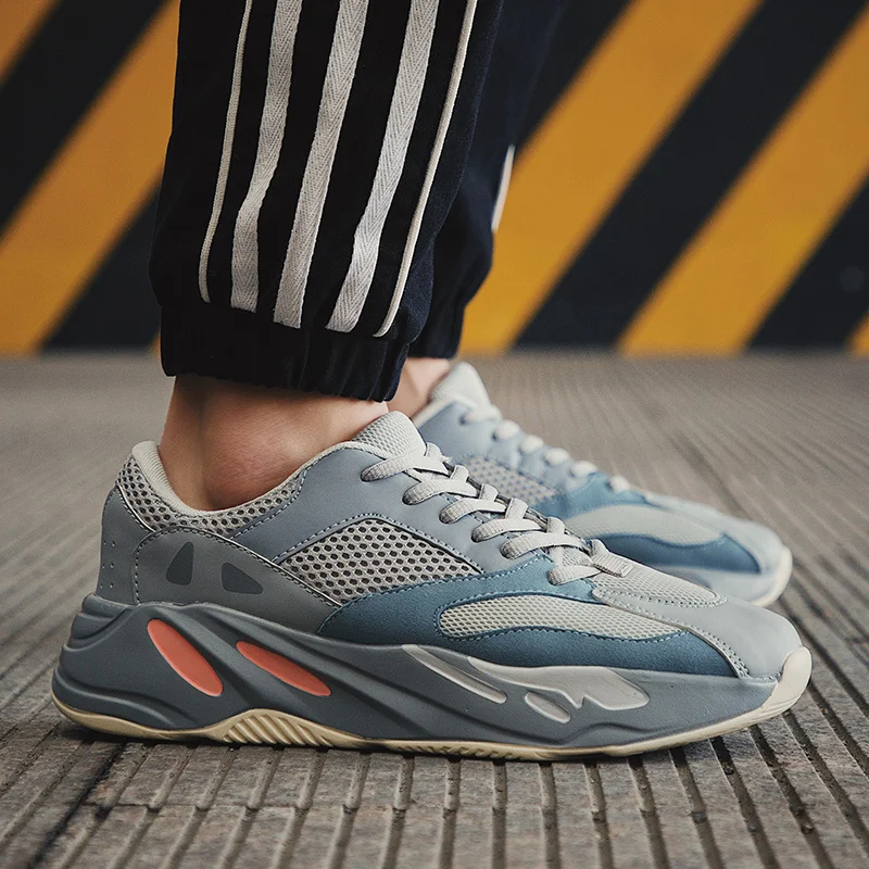 

Lace-up Platform Sneakers Male Casual Shoes Spring&Summer Comfortable White Shoes Men Outdoor Walking Footwear Tenis Hombre 2019