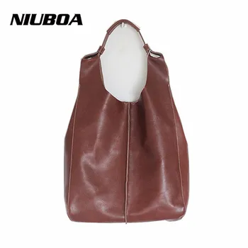 

NIUBOA Genuine Leather Shoulder Bags 100% Soft Cowhide Tote Women Messenger Bag Purse Satchel Handbag Top Quality Composite Set