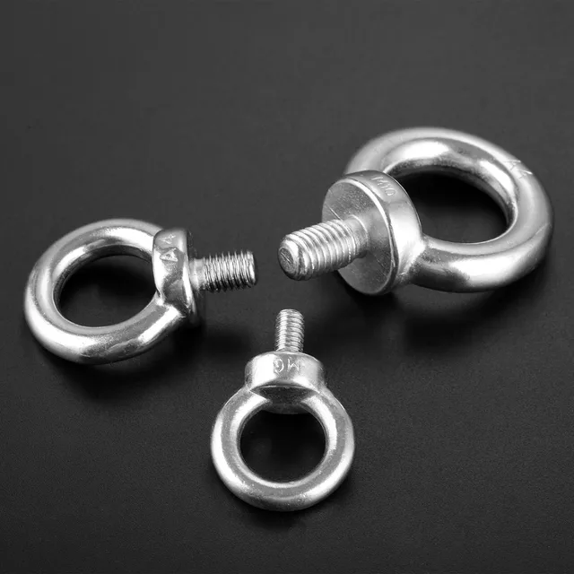 Marine Grade 316 Stainless Steel Eyebolt Lifting Eye Bolts Ring Screw
