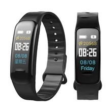 Смарт-браслет C1 Plus фитнес-браслет пульсометр Монитор артериального давления браслет IP67 Водонепроницаемый 30 шт./партия