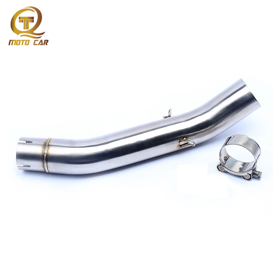 

Motorcycle Exhaust Middle Pipe Connecting Adapter Exhaust Pipe Clamp Muffer For Benelli 300 GS huang long Motorbike Accessories