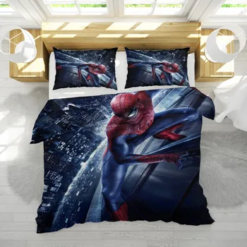 

Dropshipping 3D Bedding Set Duvet Cover Pillowcase queen king Size Gifts for Children in Superman Cartoon Games