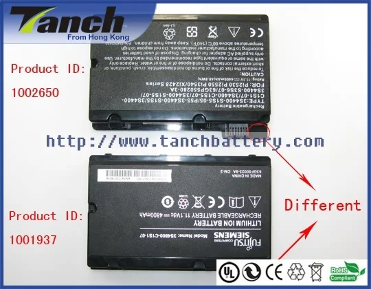 

Laptop batteries for FUJITSU-SIEMENS 3S4400-S1S5-05 P55-3S4400-S1S5 Siemens Amilo Pi2530 P55IM 63GP550280-3A 11.1V 6 cell