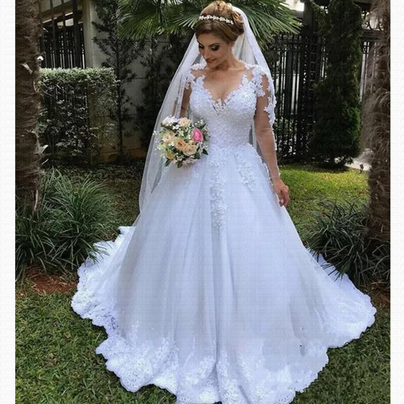 Vestido De Noiva Renda Свадебные платья халат Mariage сексуальное богемное свадебное платье с длинными рукавами платье невесты Casamento