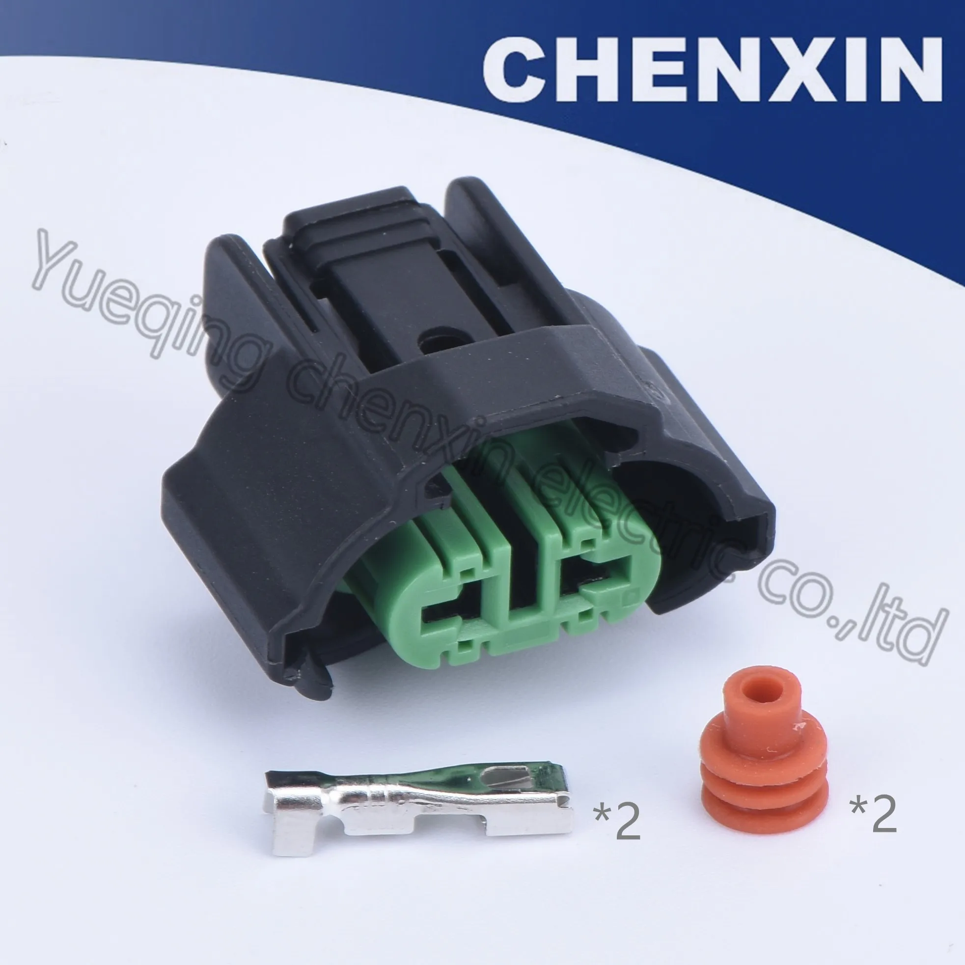 

Black 2pin auto waterproof connector (2.8) female fog lamps connector H11 H9 M6 plug 6189-0935