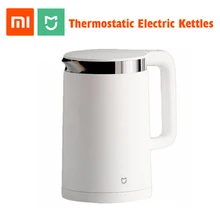 Оригинальные Термостатические электрические чайники Xiaomi Mijia 1,5 л 12 часов термостат чайник умное управление с помощью приложения для мобильного телефона