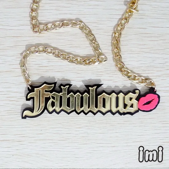 

Sexy Custom Name Necklace Fashion Statement Necklace