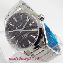 2019 New Arrive Luxury Fashion Men 39mm Watch Date Automatic Military Sapphire Glass Black Dial Stainless Steel Band Wrist Watch 2019 New Arrive Luxury Fashion Men 39mm Watch Date Automatic Military Sapphire Glass Black Dial Stainless Steel Band Wrist Watch
