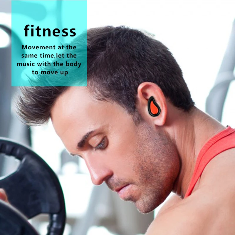 Мини Bluetooth наушники беспроводные стерео музыкальные спортивные с