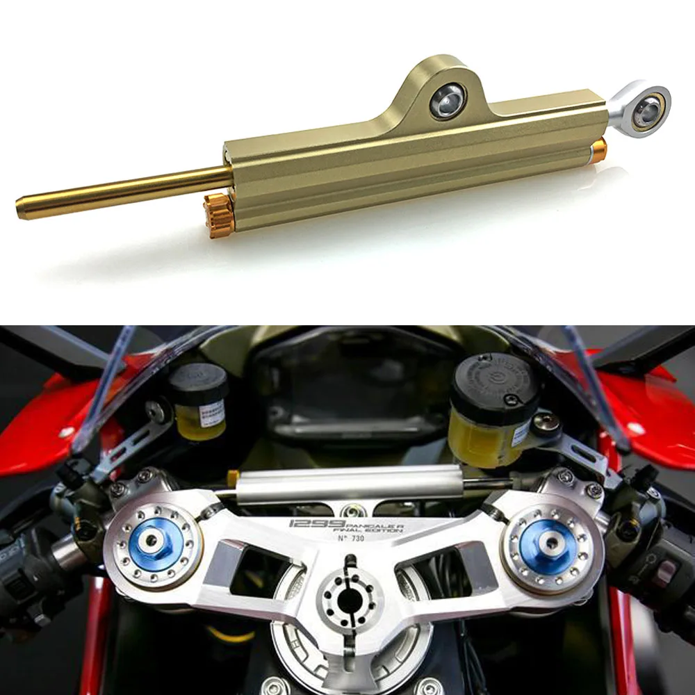

For GSXR GSX-R 600 750 1000 HAYABUSA/GSXR1300 CNC Universal Aluminum Motorcycle Damper Steering Stabilize Safety Control