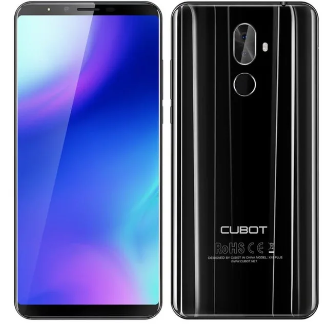 Cubot X18 Plus Android 8,0 5,9" 18:9 FHD ram 4 Гб rom 64 ГБ Android 8,0 MT6750T восьмиядерный смартфон 16 МП 4000 мАч 4G мобильный телефон - Цвет: Черный