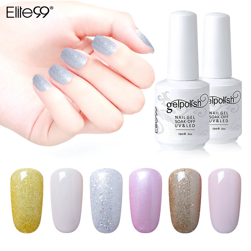 Elite99 15 мл Лак для ногтей Soak Off UV Stamping paint Gellak лак для ногтей светодио дный лампа Gelpolish Lucky лак гибридные лаковые чернила