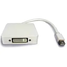 Новые 3 в 1 Mini DisplayPort в HDMI/DVI/кабель DisplayPort адаптер Белый# DY040