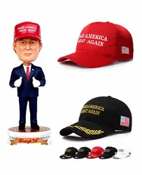 Новый Трамп шляпа Письмо печати сделать Америку Великой снова Кепки для президент США поклонников Кепки s 17 Стиль черный, красный белого и