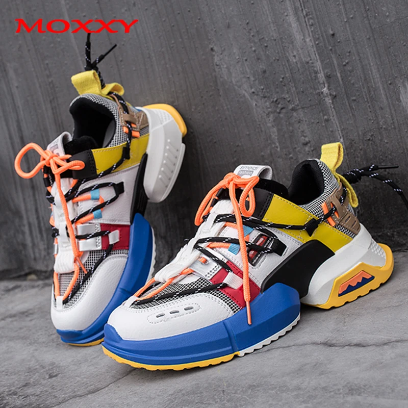 

2019 New Colorful Chunky Sneakers Women Shoes Autumn Casual Dad Sneakers Platform Fashion Sport Shoes Sneakers chaussures femme