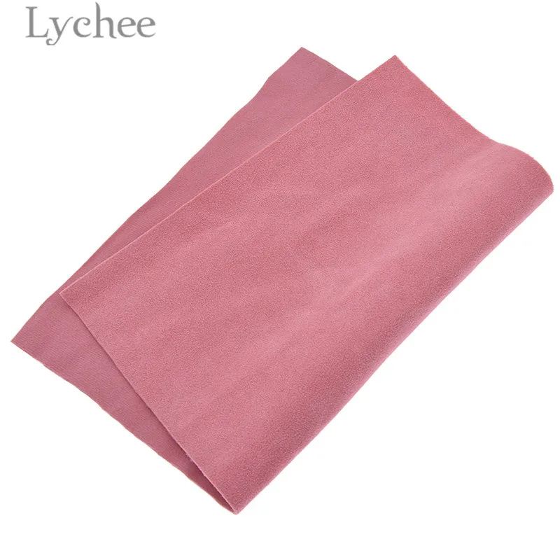 Lychee Life 1 шт. 21x29 см A4 замша из искусственной кожи ткань высокого качества Синтетическая Кожа DIY материал для одежды сумки ремни - Цвет: 9