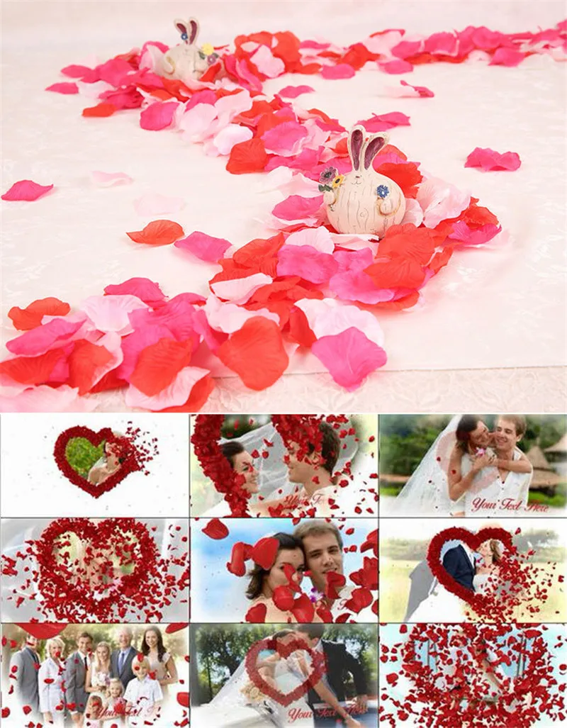 Buy wedding decoration Artificial Silk Rose Petals