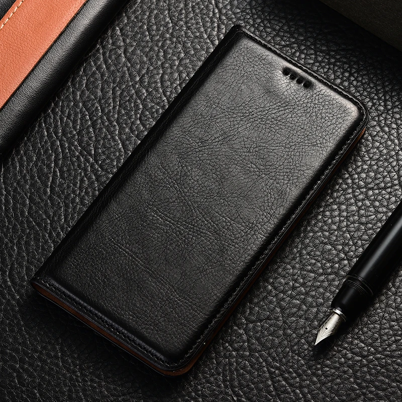 Высококачественный винтажный Чехол из искусственной кожи чехол для zte Nubia N1 N2 N3 M2 Z7 Z9 Z11 Z17 Lite Max Mini S6 FLEX откидная подставка чехол для мобильного телефона - Цвет: Black