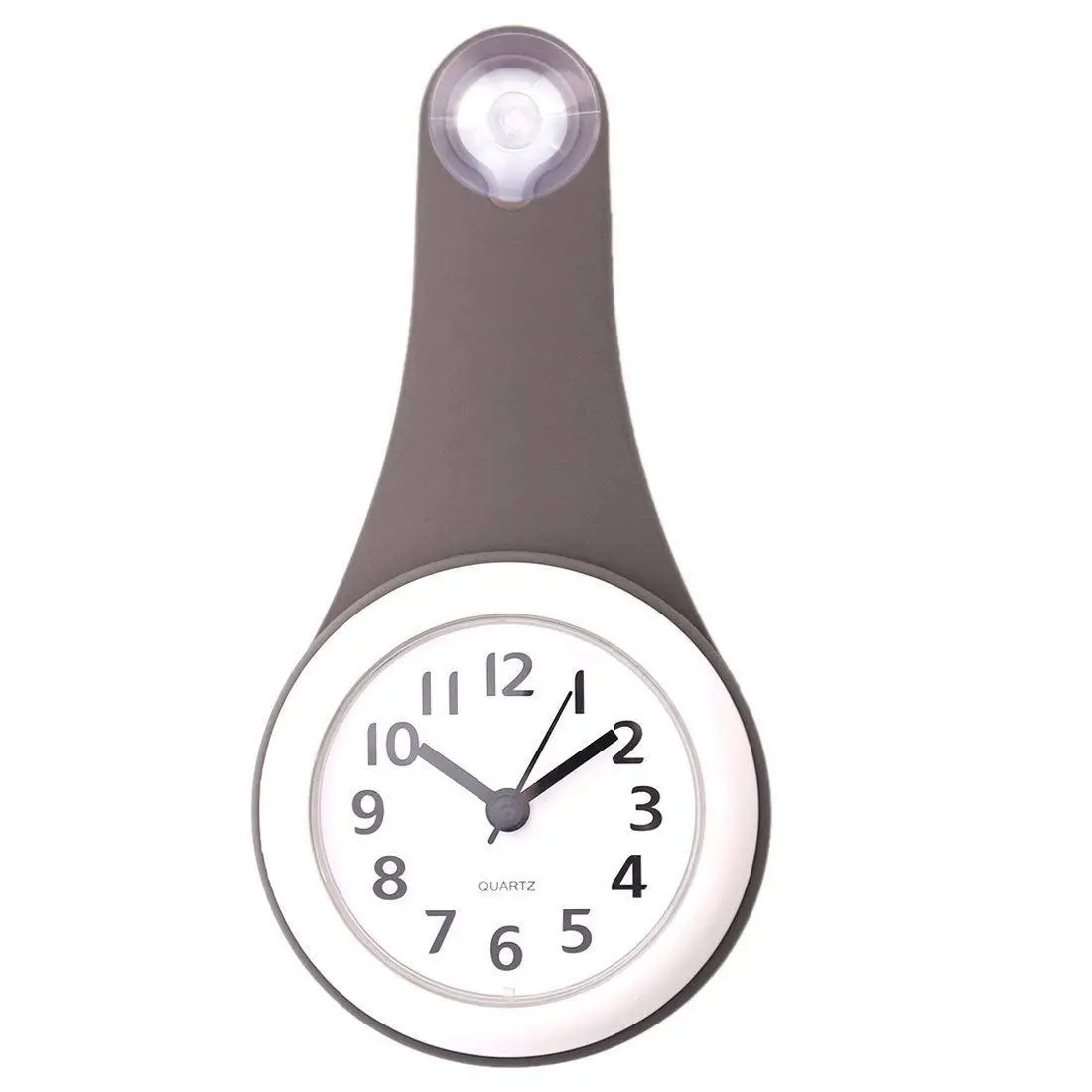 

waterproof anti-fog suction cup wall clock Fashion bathroom