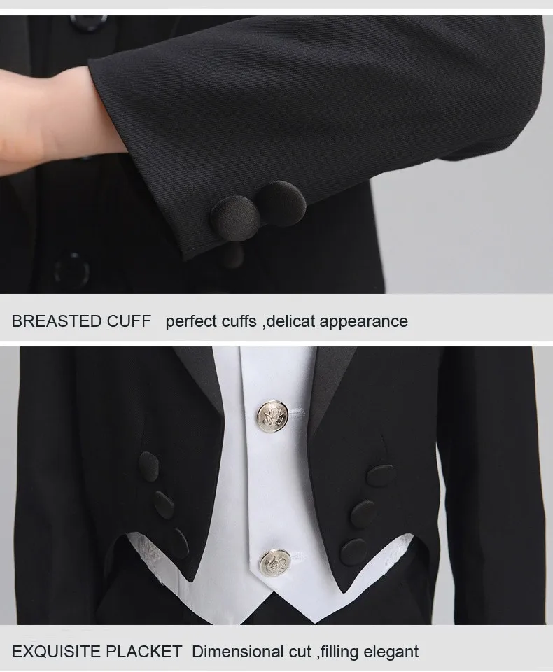 2016 Big Boys Clothing Set Black Tailcoat  (12)