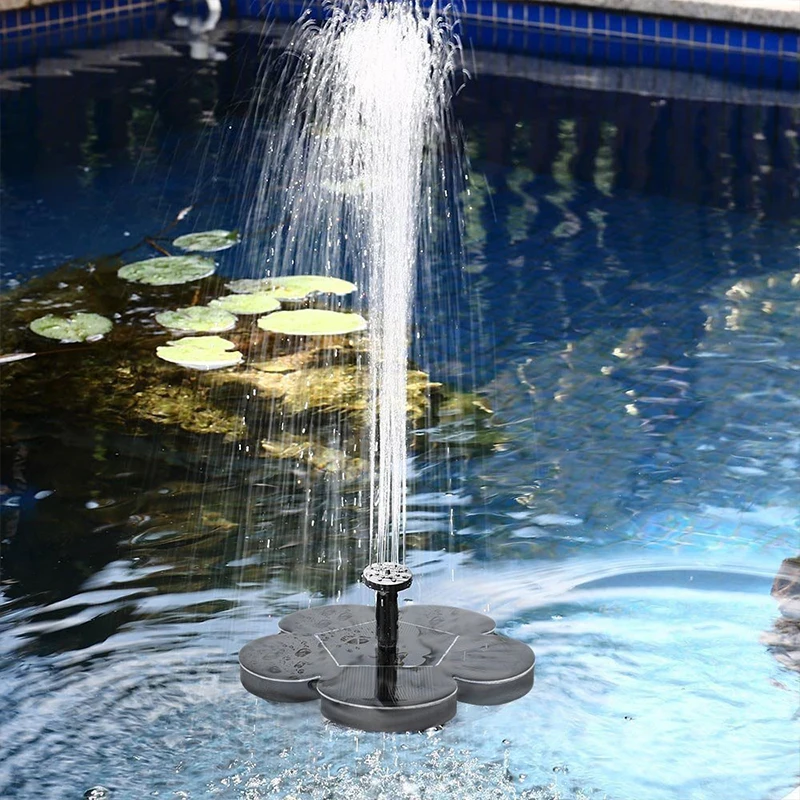 Садовый Солнечный фонтан Солнечный водяной фонтан насос для сада бассейн пруд полив открытый солнечная панель насосы комплект садовое украшение