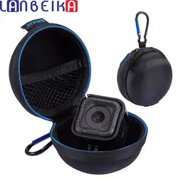 LANBEIKA Professional Compact Размеры Круглый форма Чехол для хранения Box Организатор Box Подходит Gopro Hero 5/4 Session аксессуары