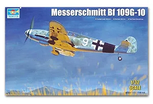 Trumpeter 1/32 scale model 02298 Messers Mitter Bf109G-10 Fighter *