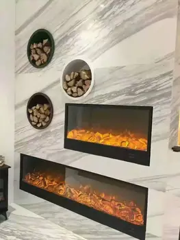 

Free shipping to Saudi Arabia 1500*400*220 mm decor flame electric fireplace with heat