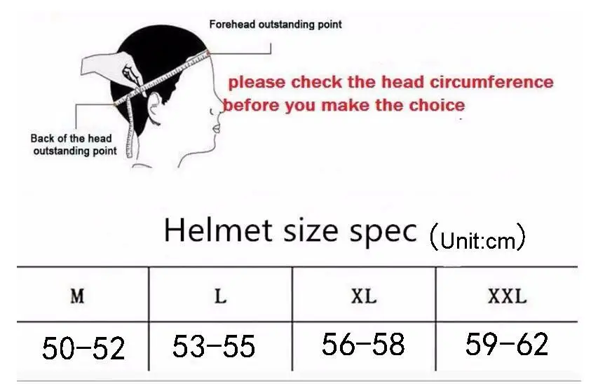 Russian Helmet Size Chart