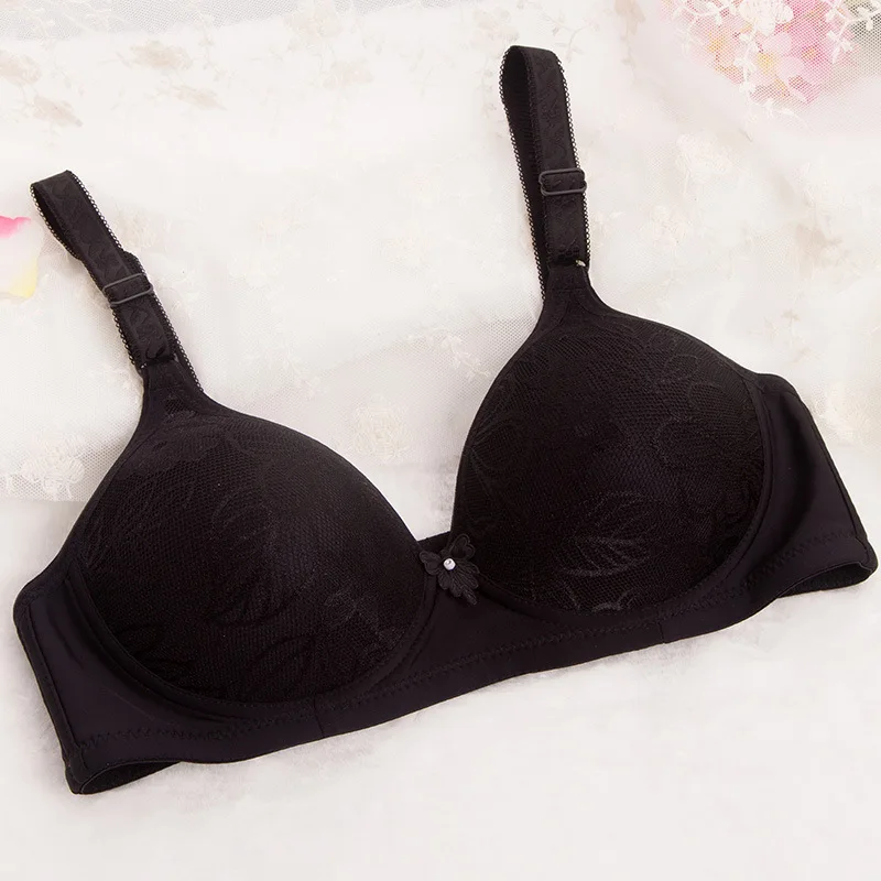 BRZFMRVL Plus size full cup Minimizer push up bra Thin cotton bra Ultra thin Sexy Bra Plus Size Women bra cute t shirt brassiere