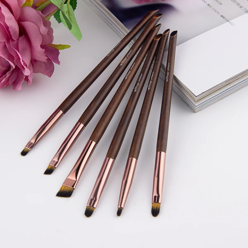 

2019 Anmor Professional Eye Makeup Brushes High Quality Eyebrow Brush Eyeliner Make Up Brushes Set High Quality Cosmetic Tools