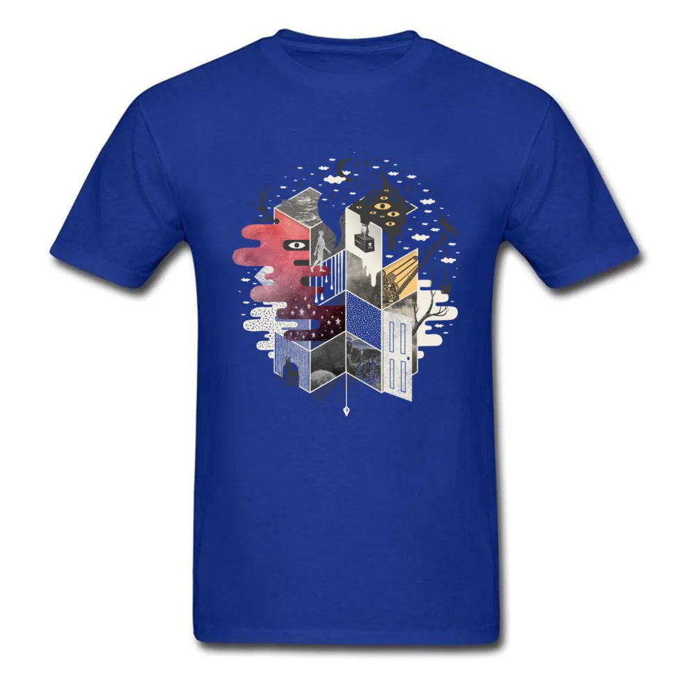 Jung at Heart 100% Cotton Tops Shirt for Men Leisure T-shirts Casual Company Crewneck Sweatshirts Short Sleeve Jung at Heart blue