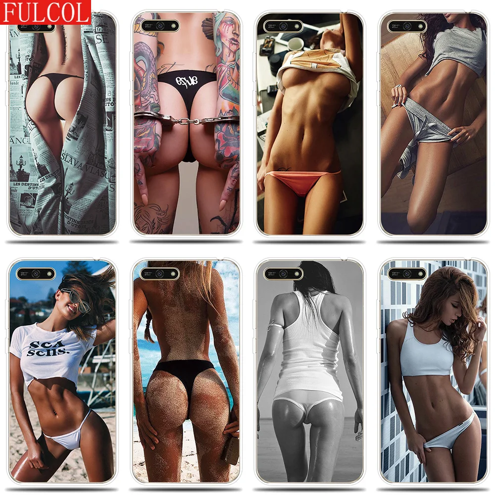 

Silicone Case for Huawei Honor 5A 6X 7X 7A 7C 7S 8C 8X Cover Sexy Body Girl Patterned Couqe for Honor 8 9 10 Lite Phone Case
