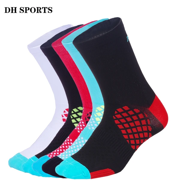 US $2.96 DH SPORTS Brand Cycling Socks Men Women Outdoor Running Footwear Bicycle Socks Quality Riding Bike 