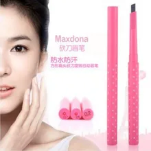 Водонепроницаемый карандаш для бровей карандаш для подводки бровей пудра Корректирующее средство для макияжа maquillage вращающийся теневой усилитель 5 цветов