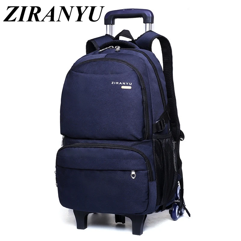 

Wheeled backpack for kids Rolling bags for boys Student trolley backpack school bags with wheels Children travel trolley Mochila