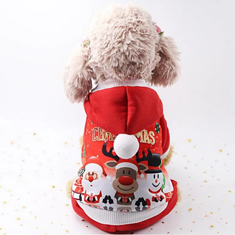 

Chihuahua Christmas Dog Coat Puppy Dog Pet Hooded Jacket Hoodies For Small Dogs Puppy Sweatshirts Clothes Dog