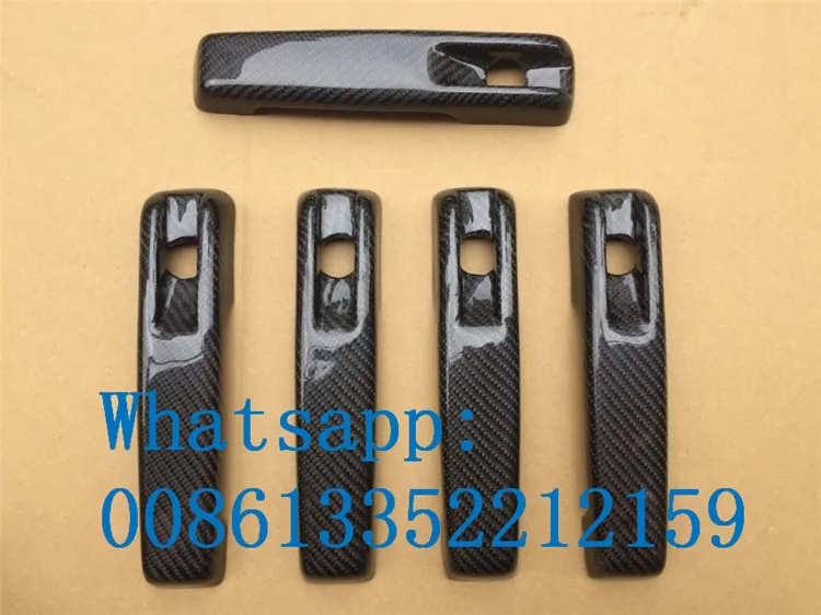 G class W463 carbon fiber handlle cover fit for G class W463 G500 G63 G65 handle cover 5pcs (5)