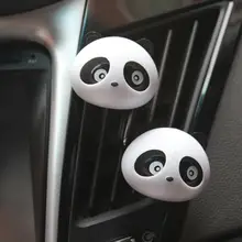 2 стука Авто приборная панель Luchtverfrisser Panda Parfum Diffuser Zwart onderscheidend aangename geur overal
