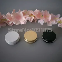 50 шт/партия белый золотой черный 20 мл/г алюминиевый, оловянный 20 г/мл алюминиевая банка Косметическая металлическая банка контейнер