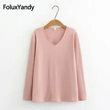 V-neck Basic Sweater Women Plus Size 3XL Thin Autumn Spring Solid Casual Sweater KKFY2691 V-neck Basic Sweater Women Plus Size 3XL Thin Autumn Spring Solid Casual Sweater KKFY2691