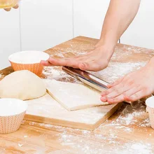 Бытовой кухонный Прочный ручной инструмент для выпечки Вертлюги Из Нержавеющей Стали Pin DIY/инструмент для теста