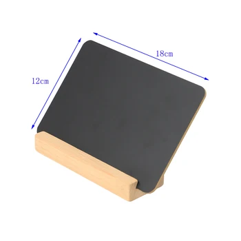

Desk Blackboard Stand Sign Mini Table Decor Message Board Sign Wooden Chalkboard Sign Display Billboard Price Display Plate